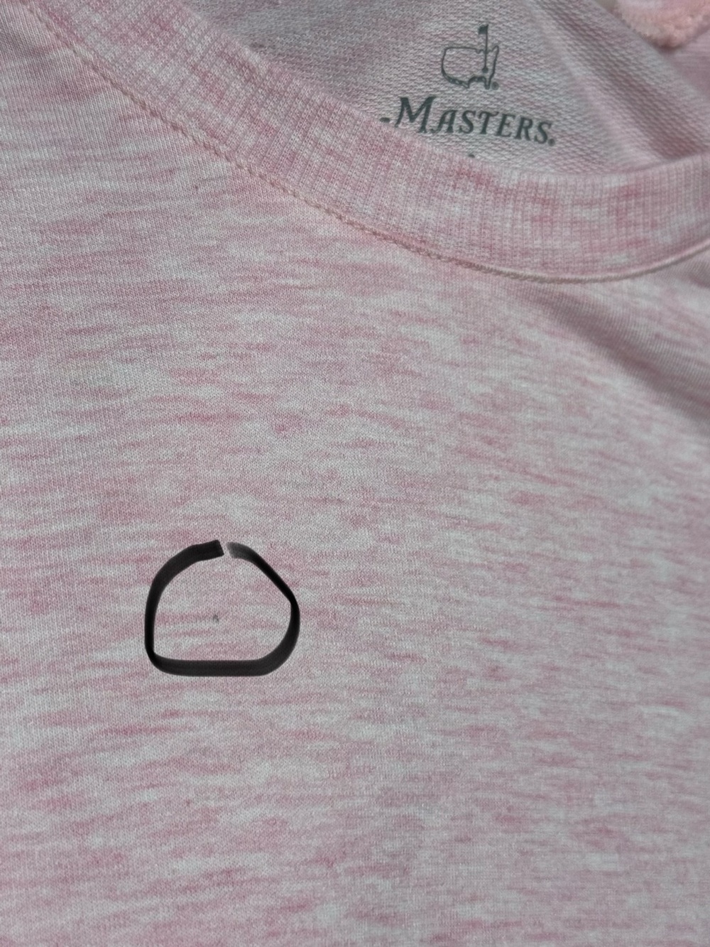 Masters Augusta National Pink Heather Crewneck Pullover Sweatshirt Preppy Small - Picture 8 of 8